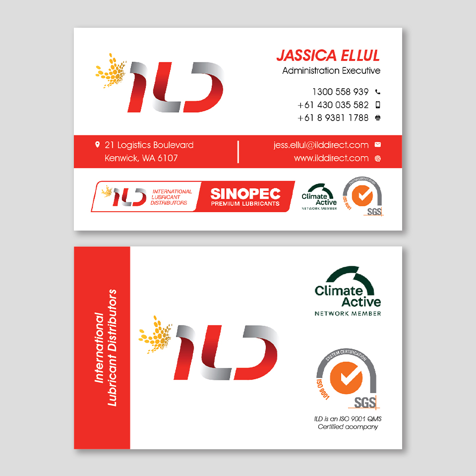 Visitenkarten-Design von YourLogoMaster für ILD-SINOPEC | Design #33131828