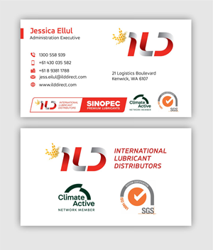 Visitenkarten-Design von designer1975 für ILD-SINOPEC | Design #33113451