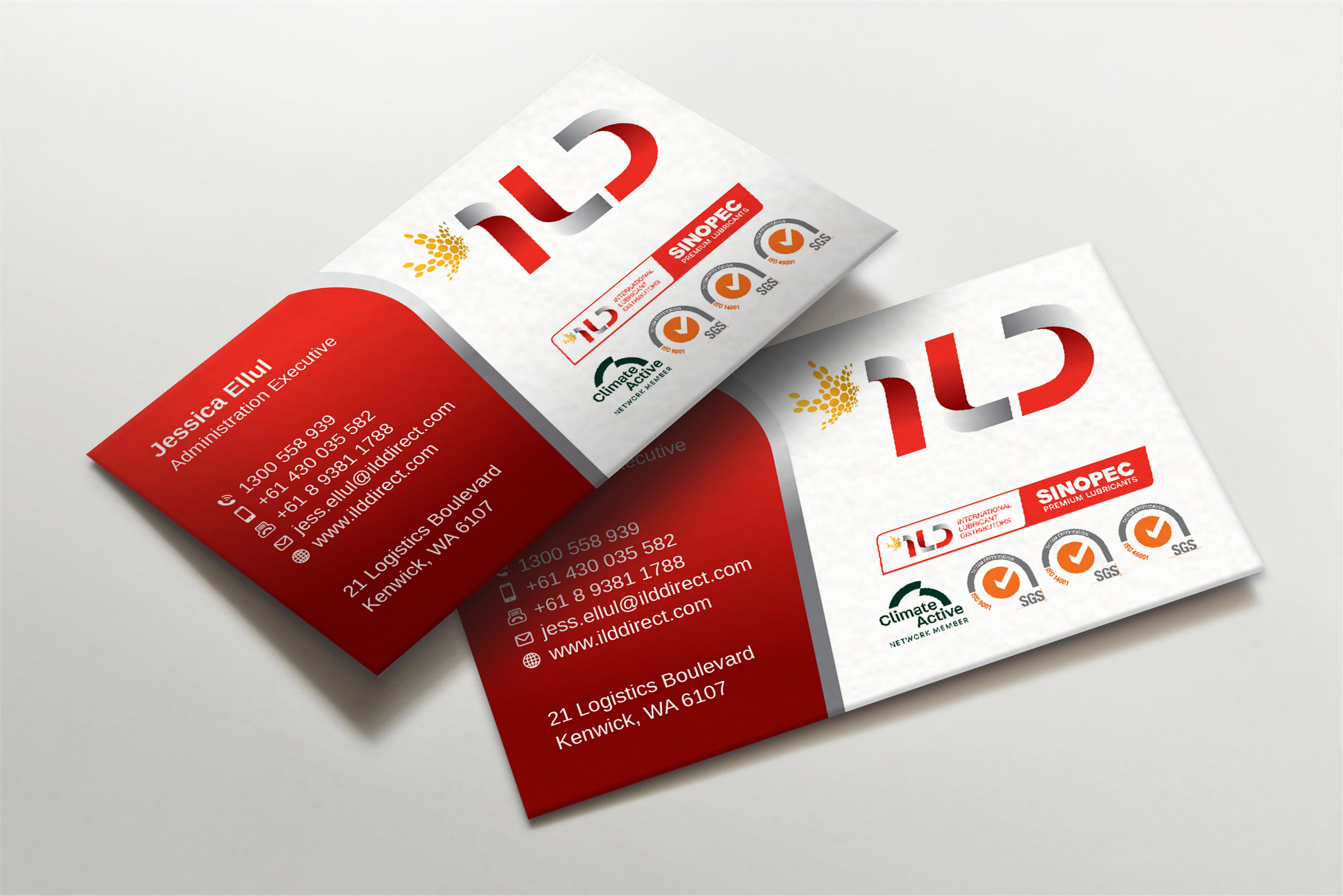 Visitenkarten-Design von LAXMI DESIGNHUB für ILD-SINOPEC | Design #33105839