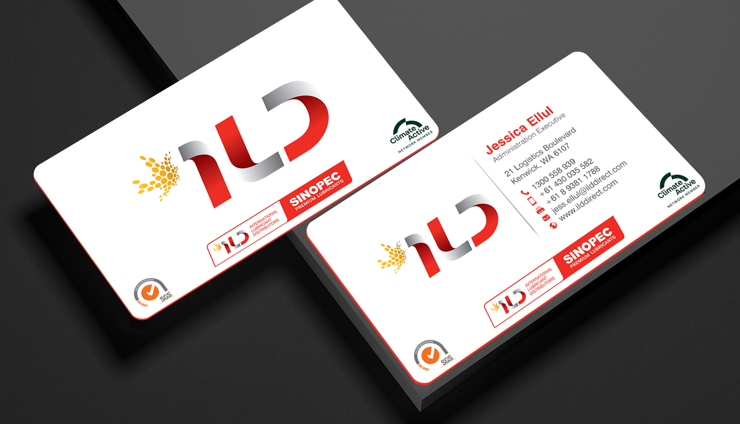 Visitenkarten-Design von chandrayaan.creative für ILD-SINOPEC | Design #33106469