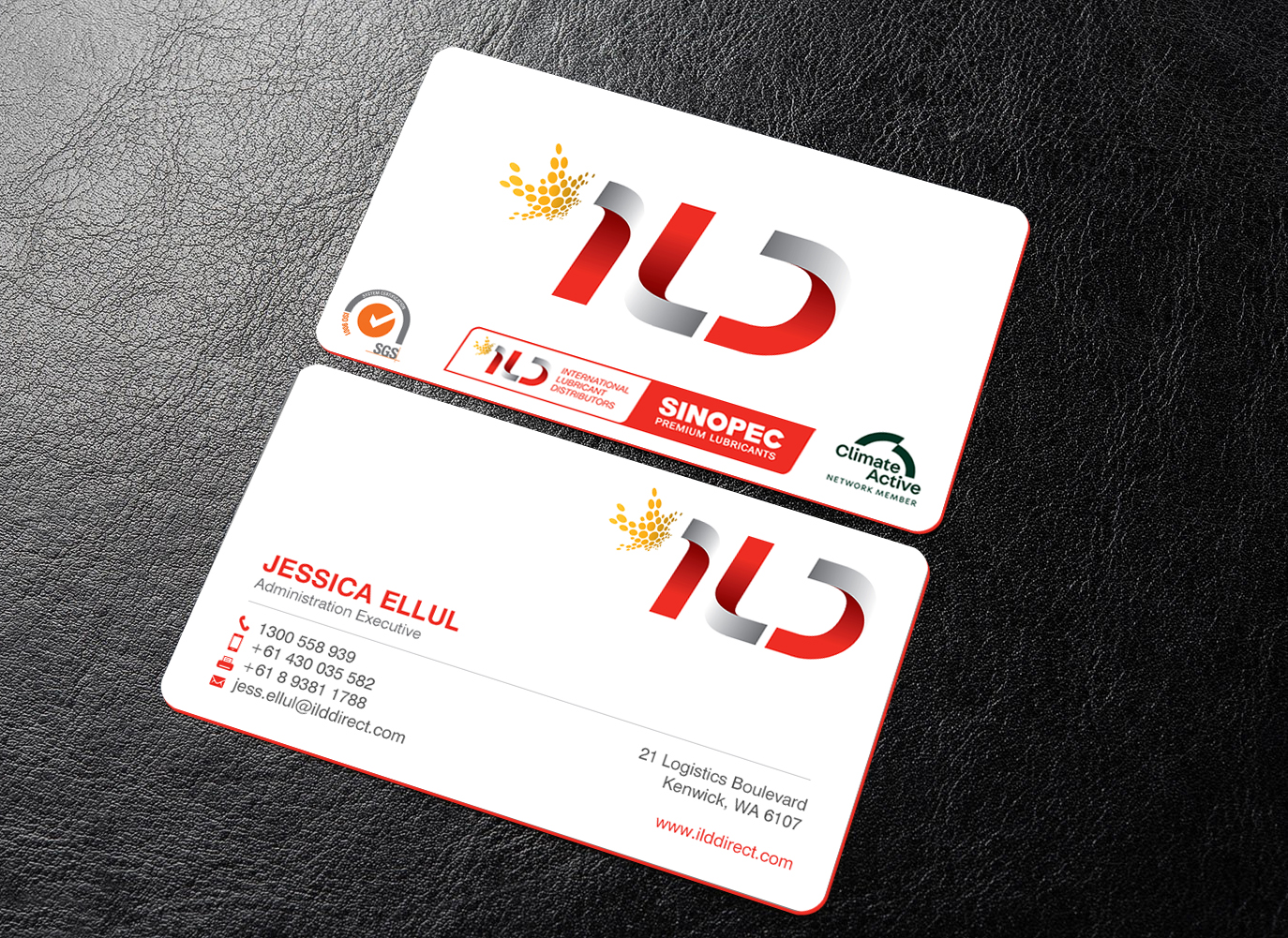 Diseño de Tarjeta de Presentación por chandrayaan.creative para ILD-SINOPEC | Diseño #33106528