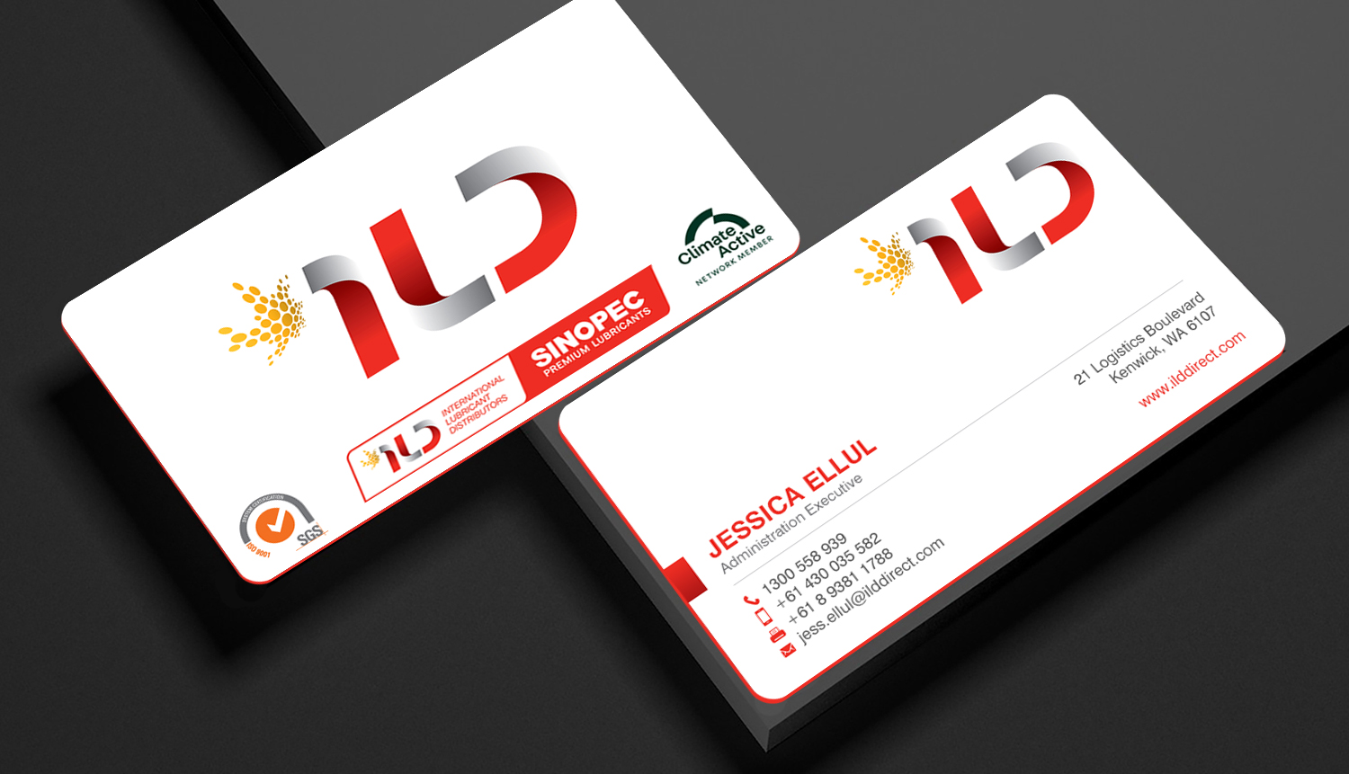 Diseño de Tarjeta de Presentación por chandrayaan.creative para ILD-SINOPEC | Diseño #33106536