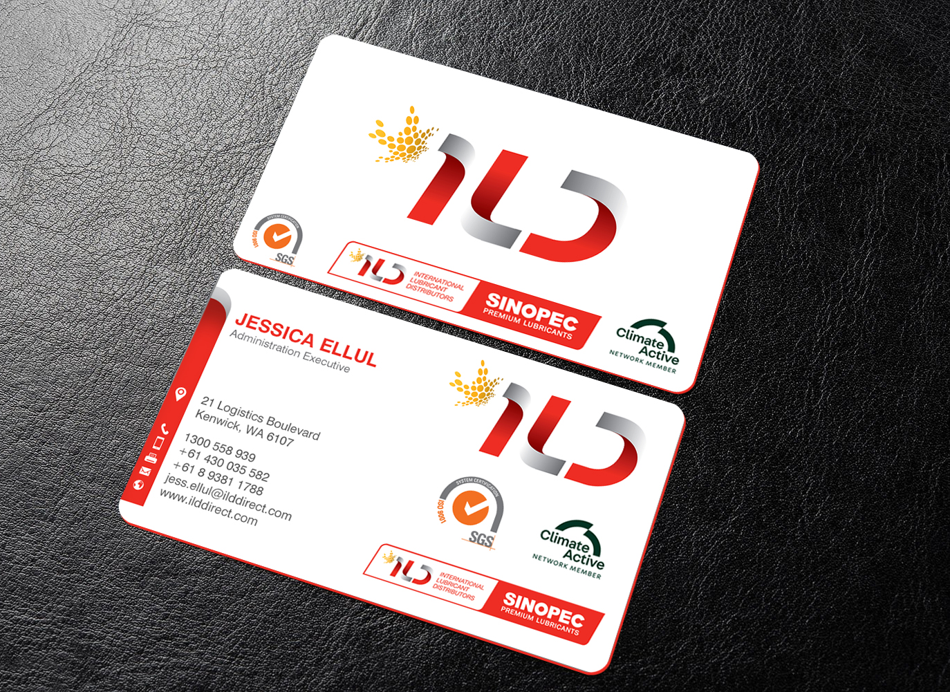 Visitenkarten-Design von chandrayaan.creative für ILD-SINOPEC | Design #33106738