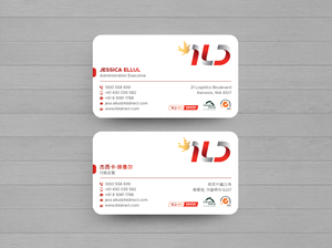 Diseño de Tarjeta de Presentación por DesignShout para ILD-SINOPEC | Diseño: #33110522