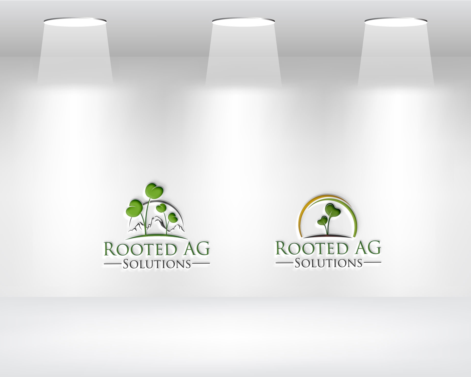 Logo Design by Daniel Khan for Rooted AG Solutions | Design #33109736