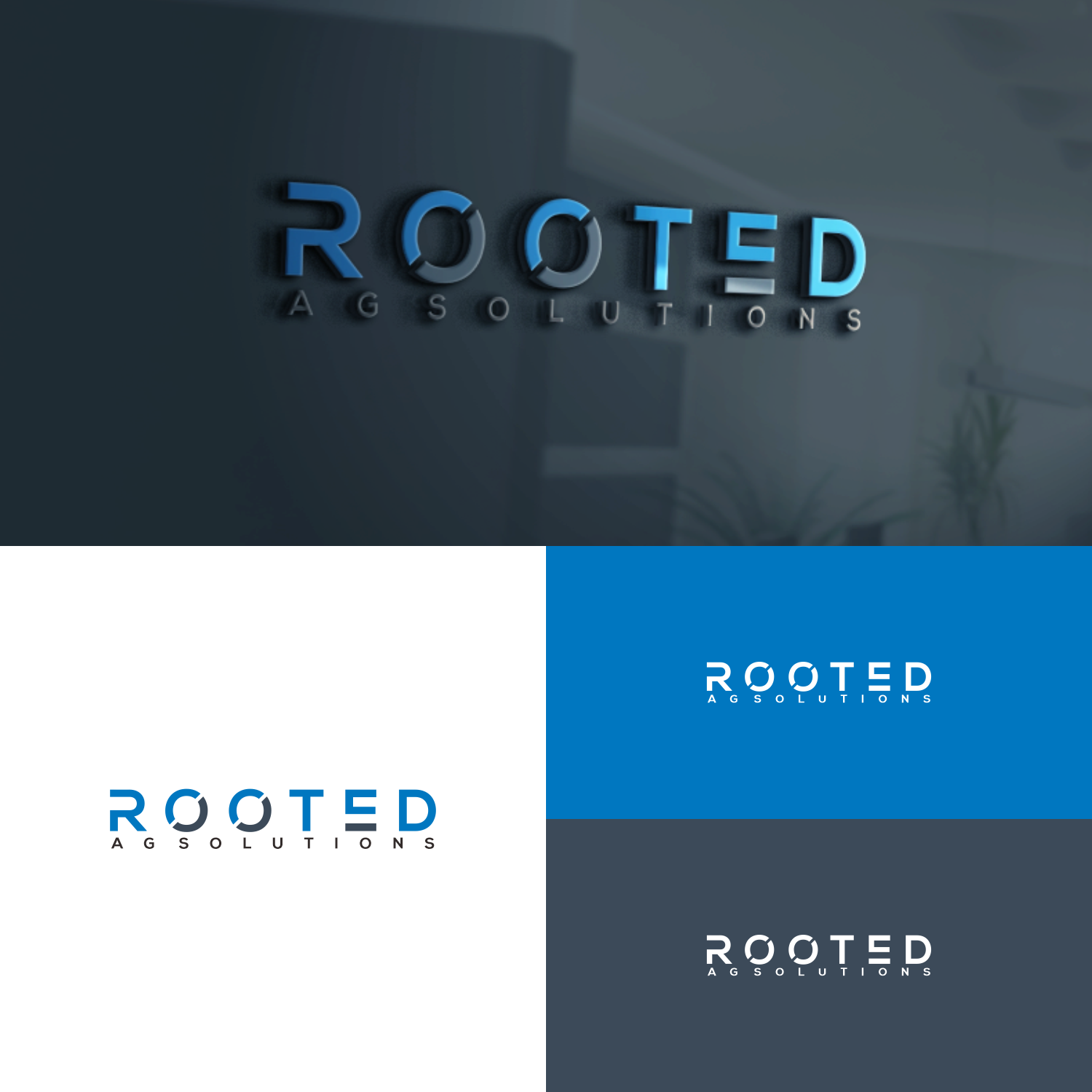 Logo Design by okta5 for Rooted AG Solutions | Design #33109382