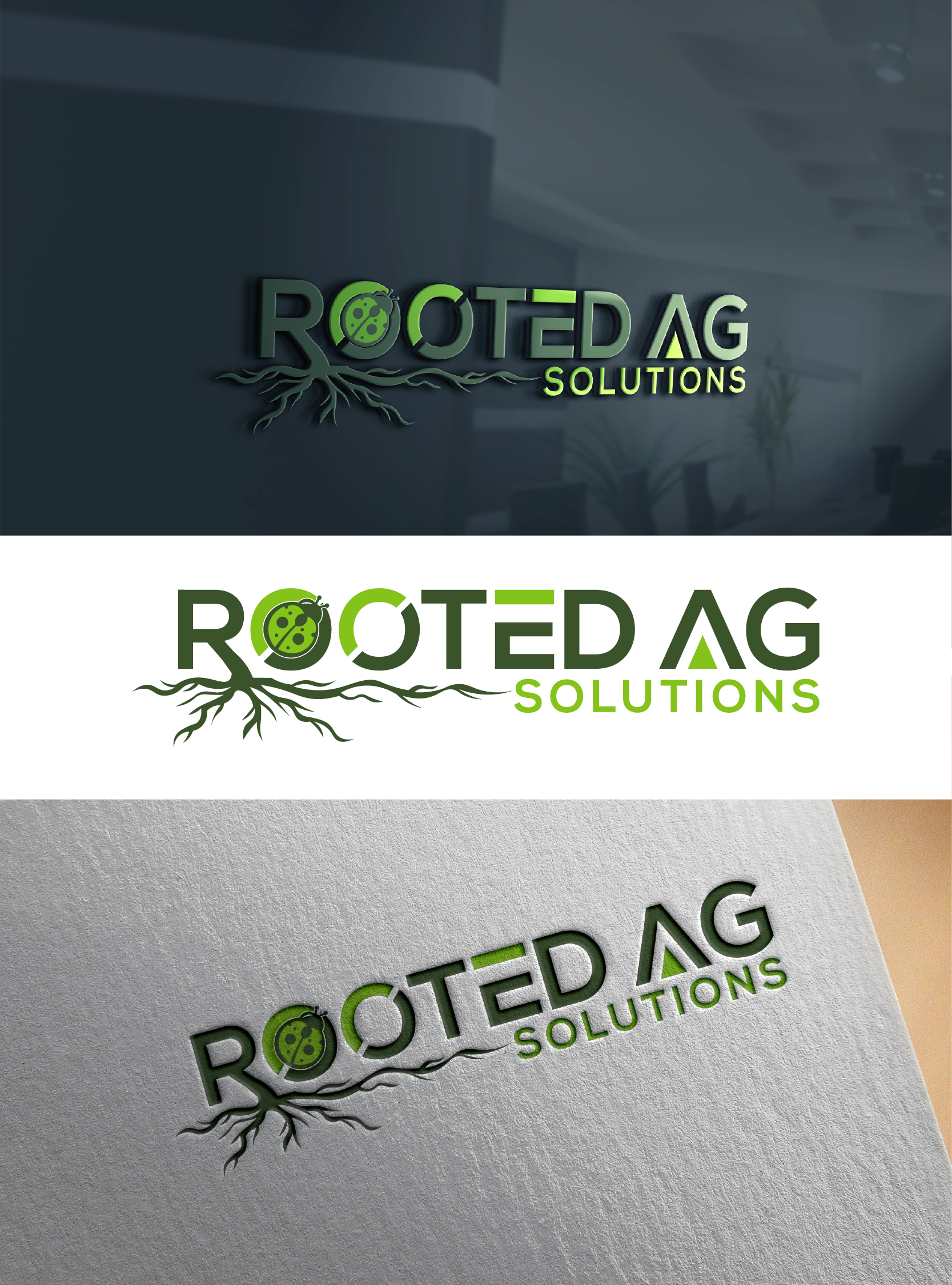 Logo Design by design wae for Rooted AG Solutions | Design #33126974