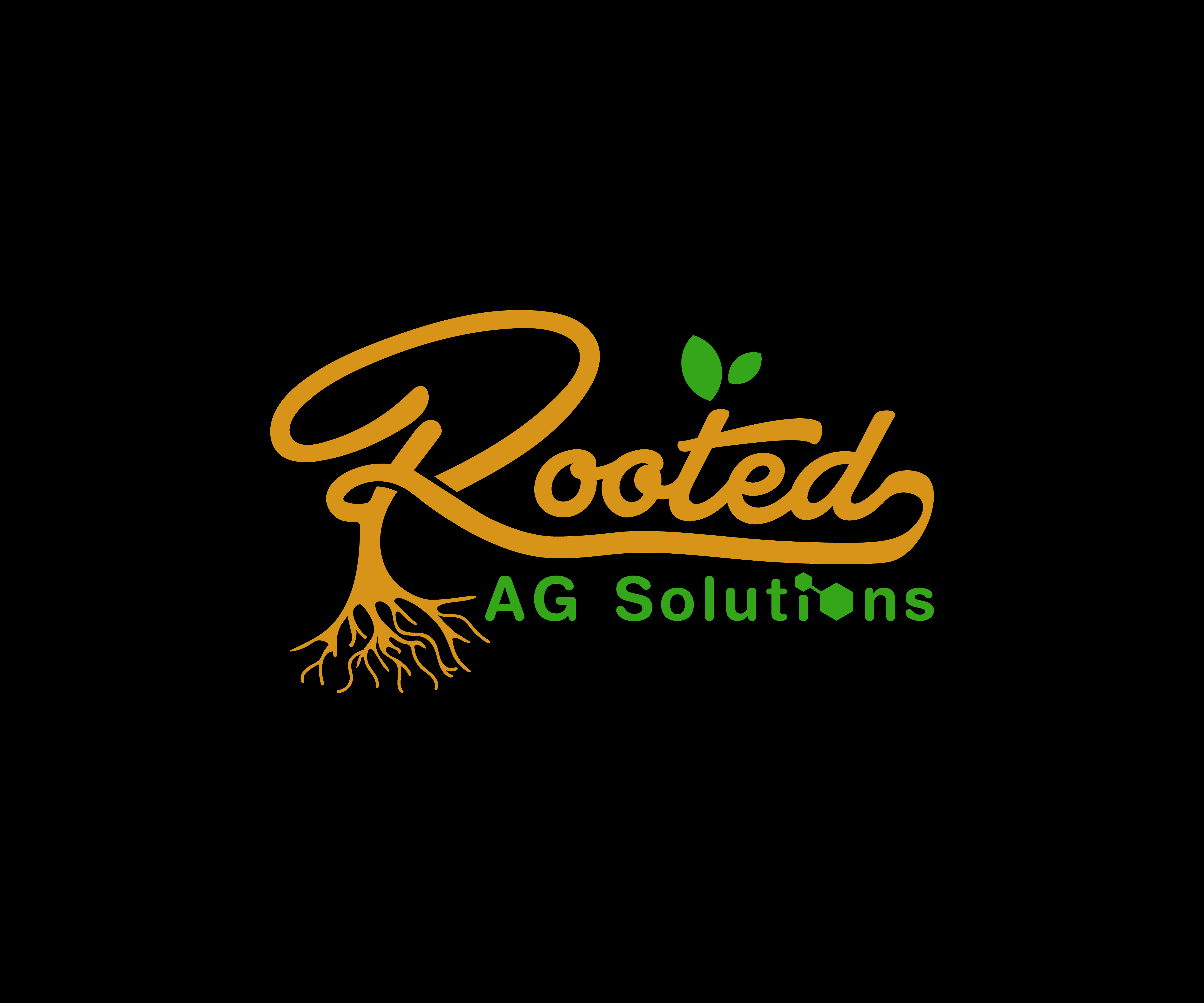 Logo Design by Fahmida Sattar Santa for Rooted AG Solutions | Design #33117937