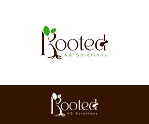 Logo Design by Fahmida Sattar Santa for Rooted AG Solutions | Design: #33120862