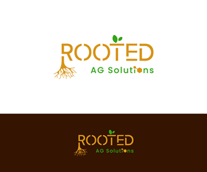 Logo Design by Fahmida Sattar Santa for Rooted AG Solutions | Design: #33133670