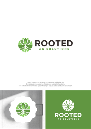 Logo Design by M.Syaiful Huda for Rooted AG Solutions | Design: #33116611