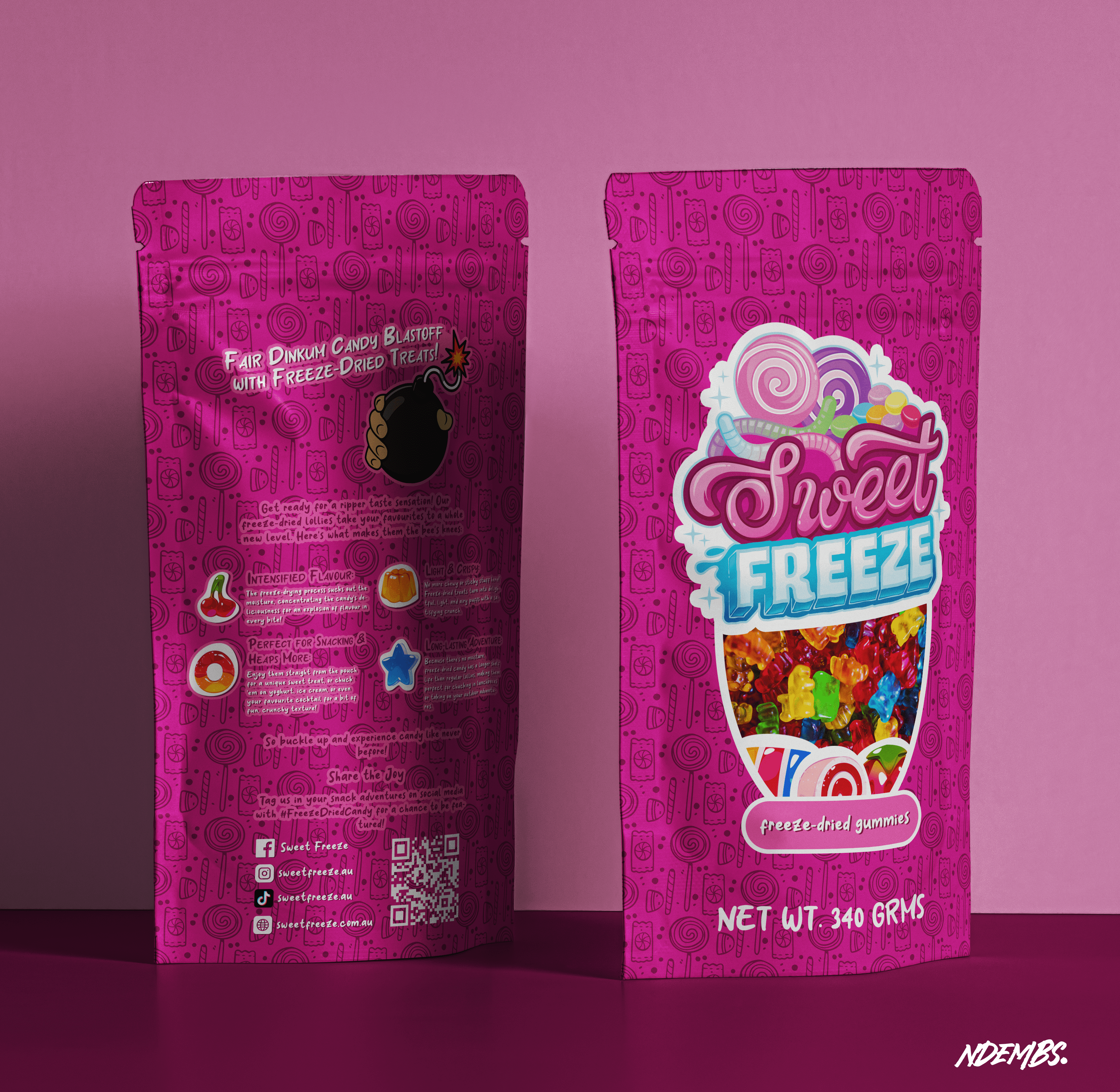 Graphic Design by Ndembs for Sweet Freeze Pty Ltd | Design #33145922