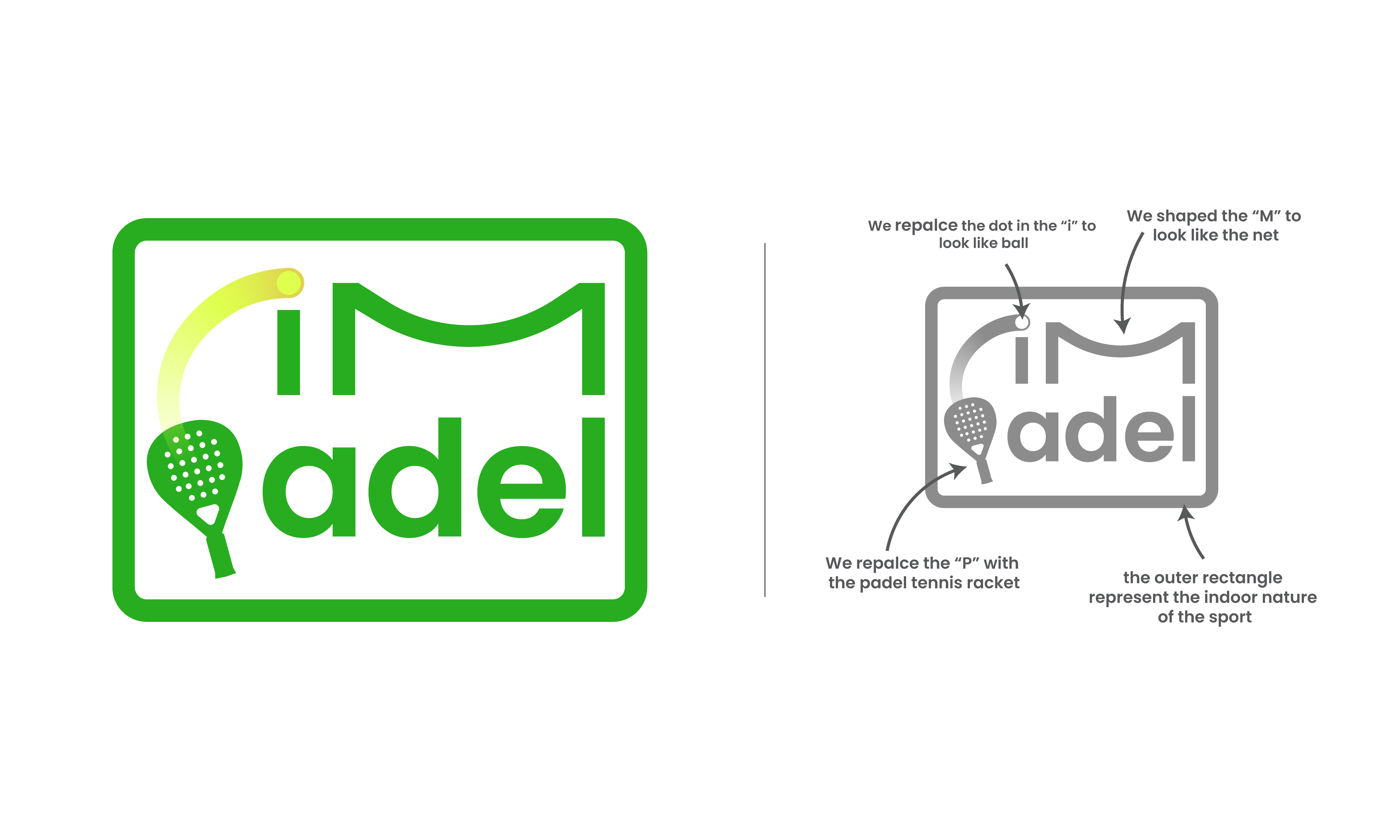 Logo Design by Duvai Studio for I'M Padel | Design #33109059