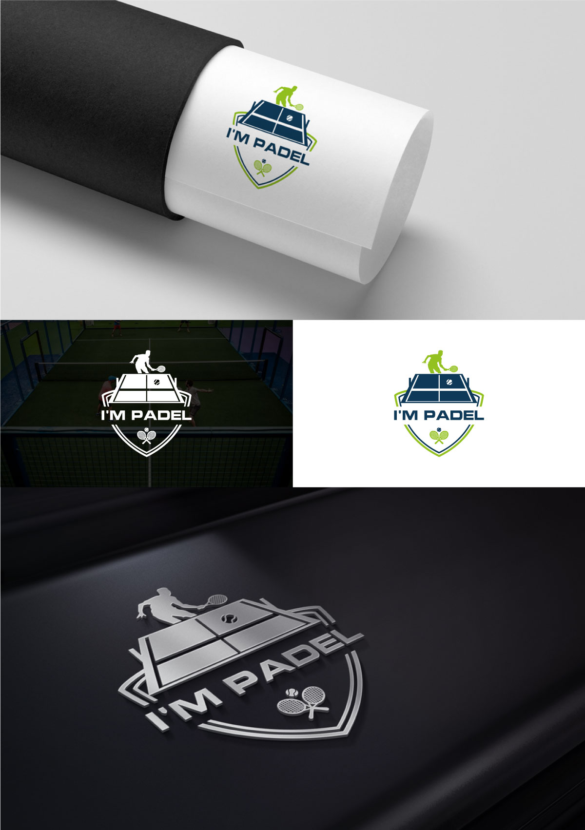 Logo Design by Ben Affleck for I'M Padel | Design #33141645