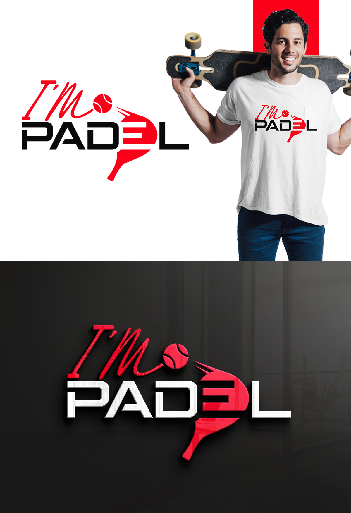 Logo Design by PixelUP Graphics for I'M Padel | Design #33116826