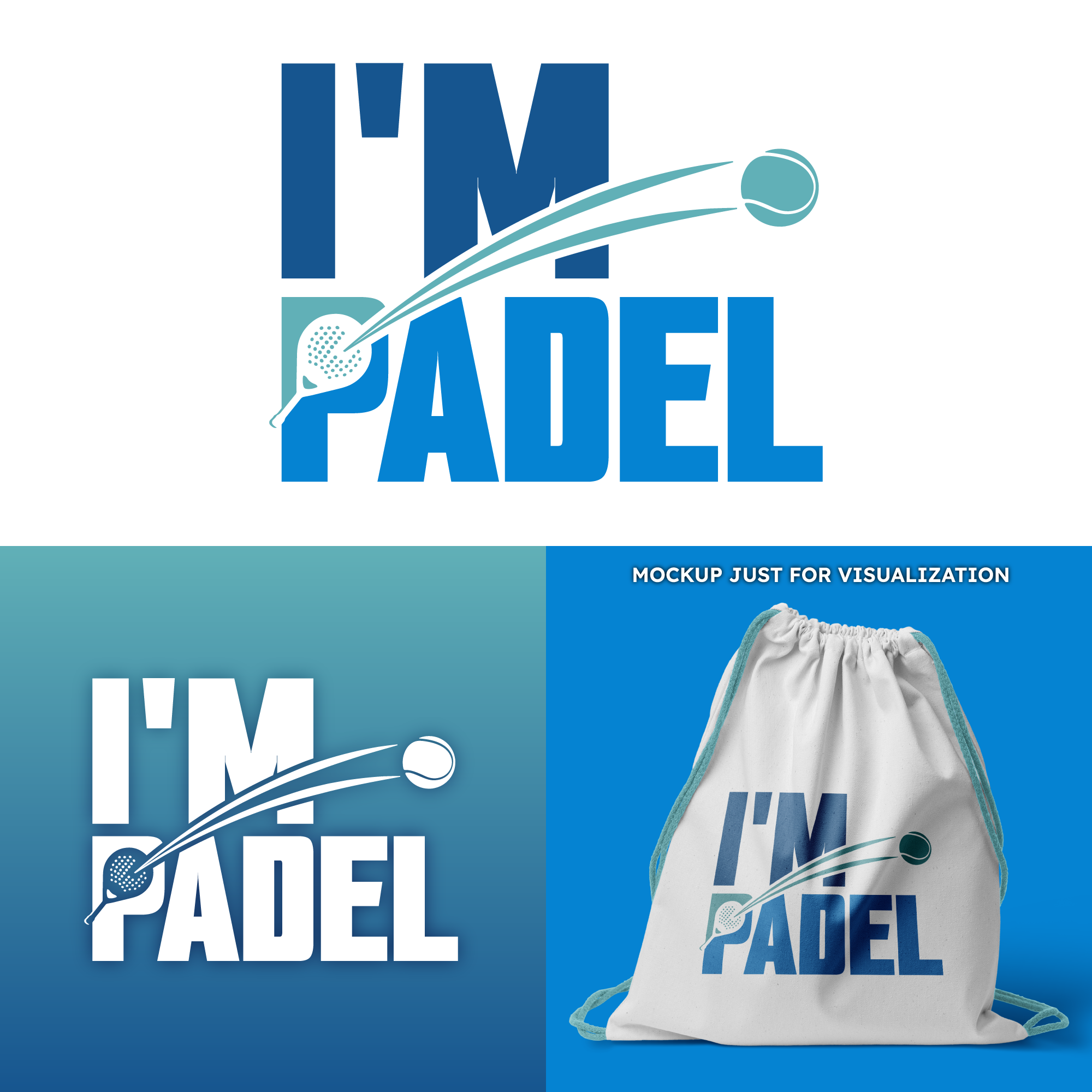 Logo Design by Di3goAngelo for I'M Padel | Design #33110482