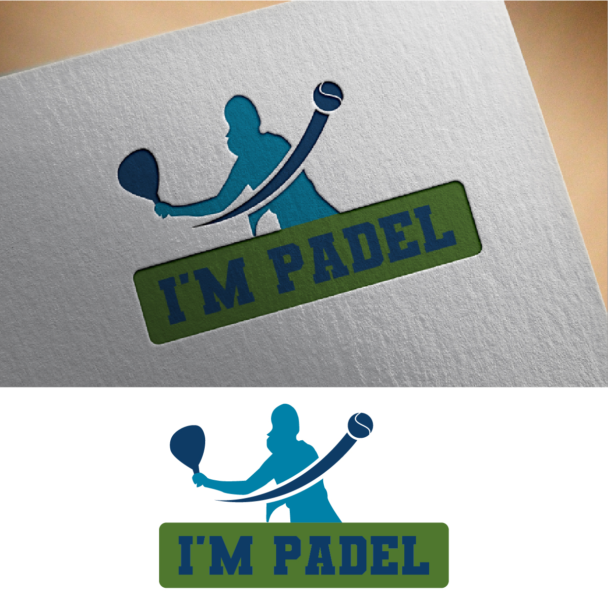 Logo Design by fly  design for I'M Padel | Design #33115457