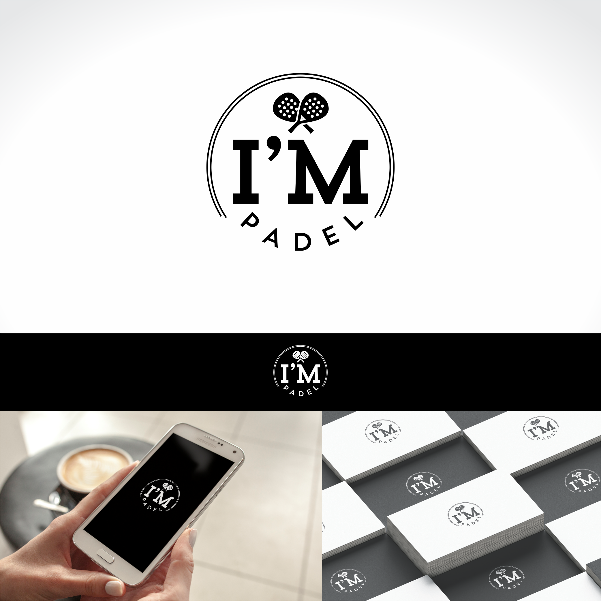 Logo Design by Nicolene Barnard for I'M Padel | Design #33142790