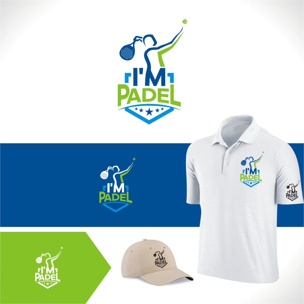 Logo Design by MAhi2014 for I'M Padel | Design #33149124
