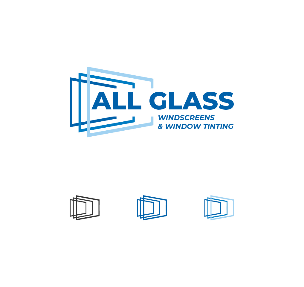 Logo Design by Onse Officials for All Glass Windscreens & Window Tinting | Design #33114102