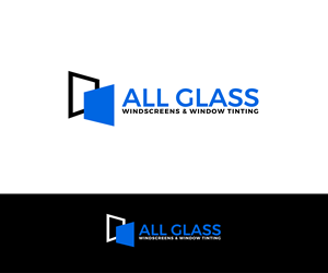 Logo Design by James J. for All Glass Windscreens & Window Tinting | Design: #33119175
