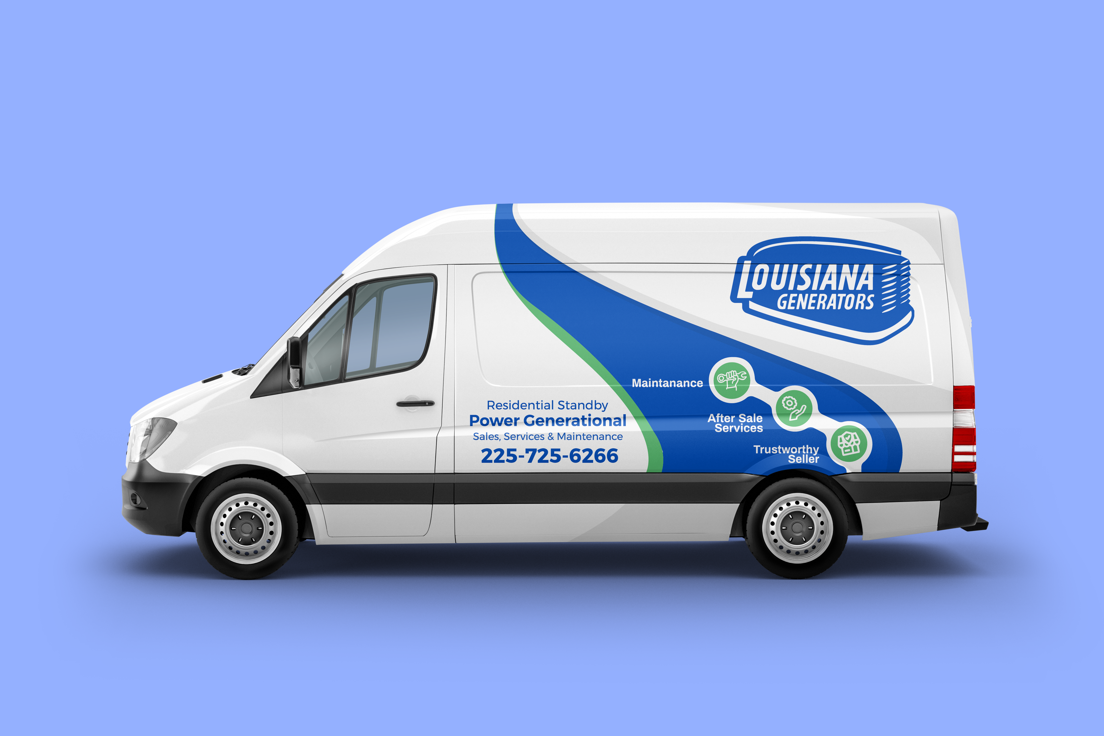 Diseño Gráfico por CreziaDesigns para Louisiana Generators | Diseño #33129566