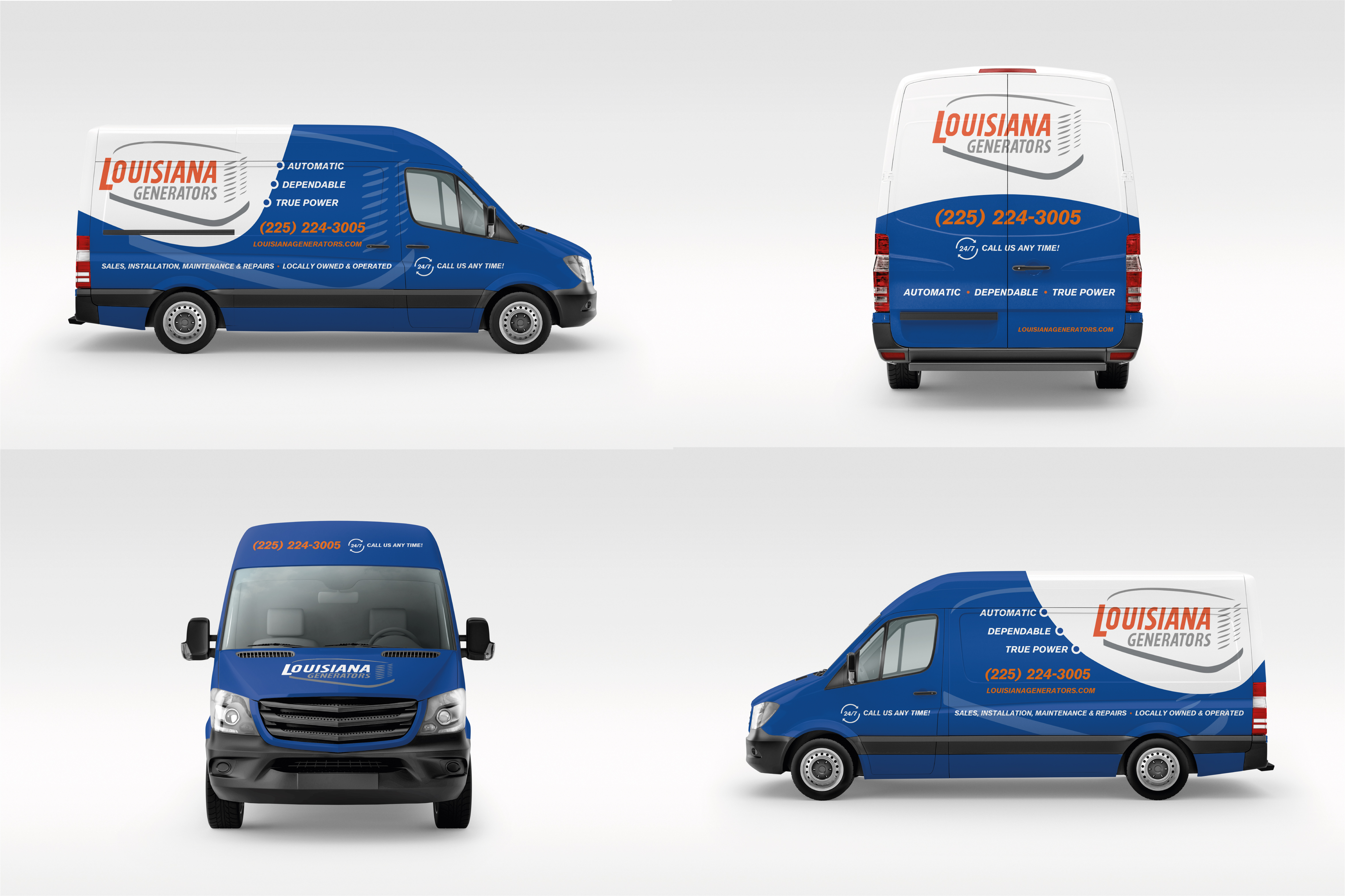 Diseño Gráfico por Limonero DG para Louisiana Generators | Diseño #33126336