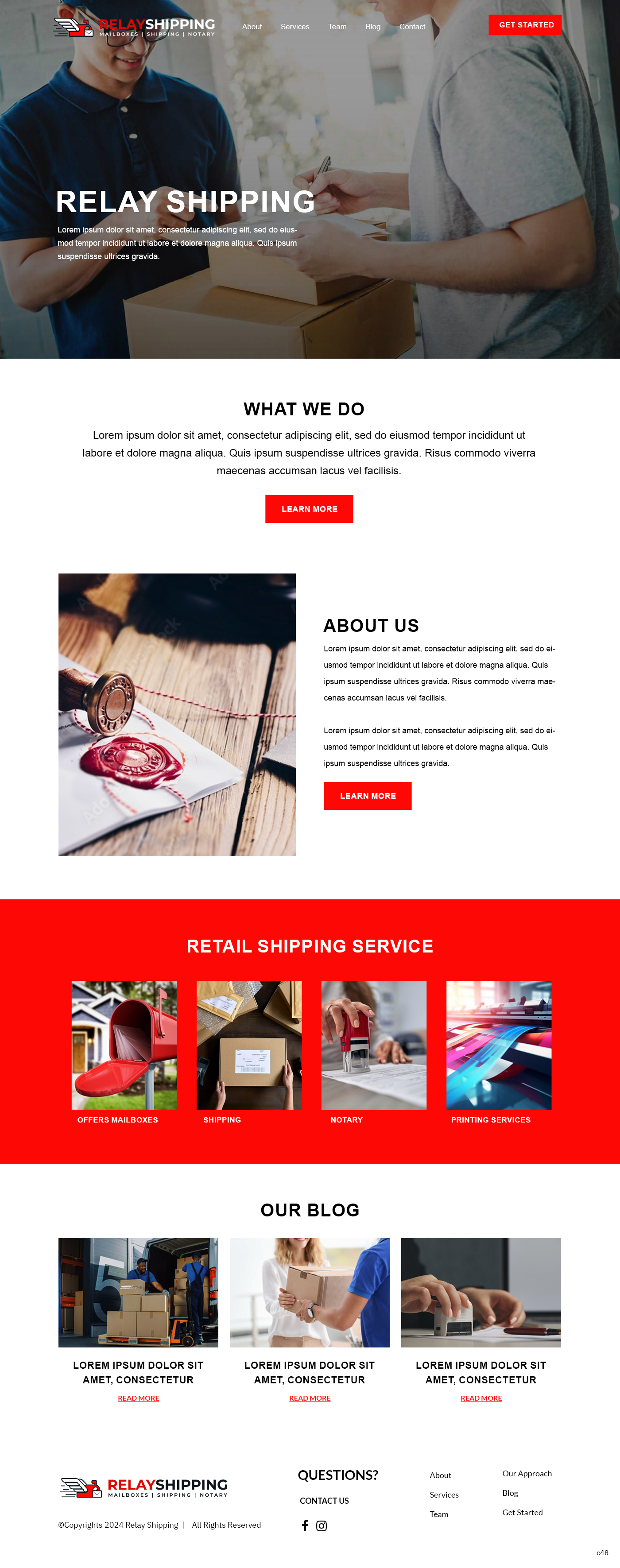 Squarespace Design by pb for this project | Design #33117293