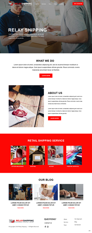 Squarespace Design by pb for this project | Design: #33117293