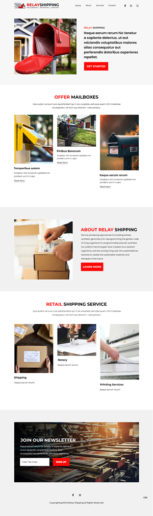 Squarespace Design by pb for this project | Design: #33117304