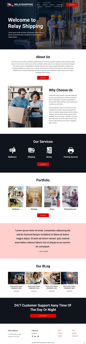 Squarespace Design by pb for this project | Design: #33117310