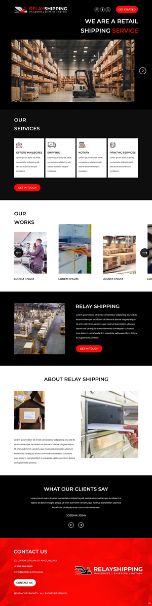 Squarespace Design by pb for this project | Design: #33117311