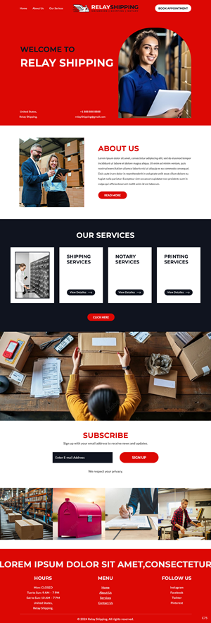 Squarespace Design by pb for this project | Design: #33117322