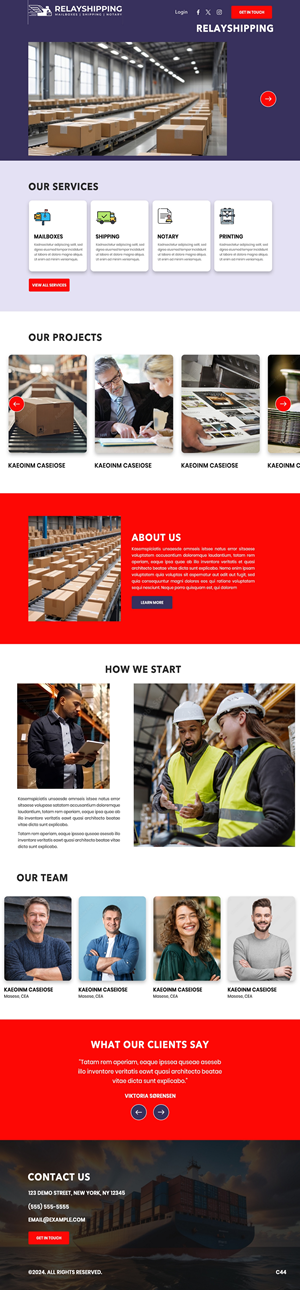 Squarespace Design by pb for this project | Design: #33124179