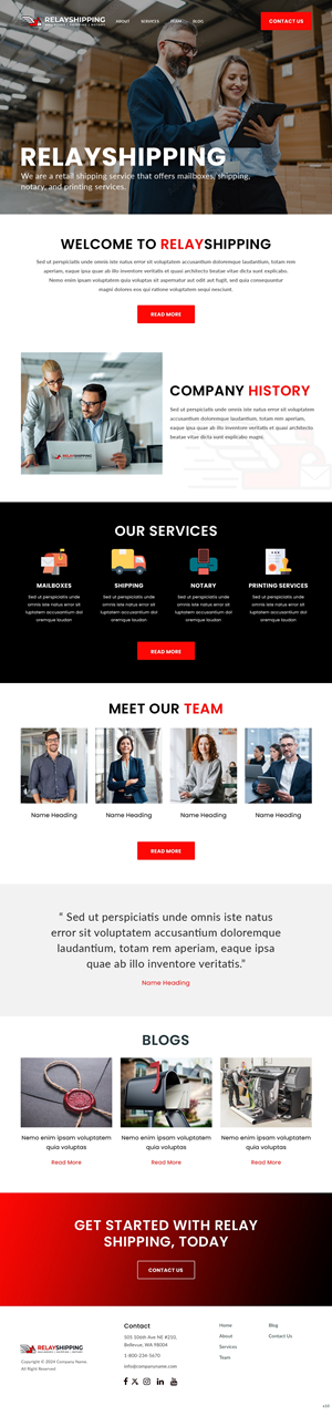 Squarespace Design by pb for this project | Design: #33124180