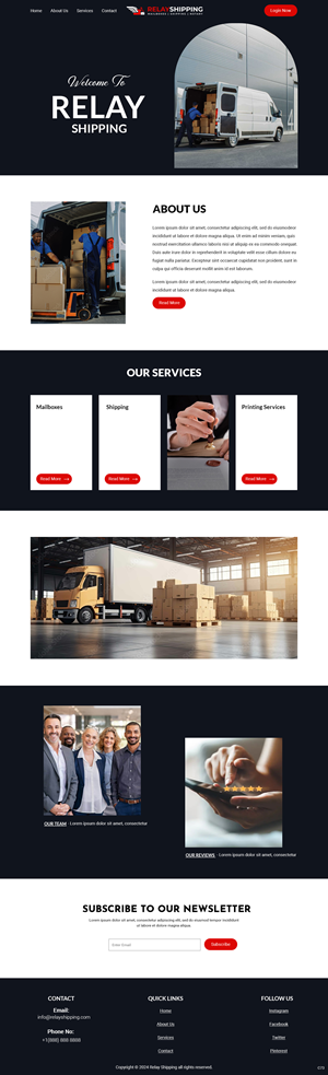 Squarespace Design by pb for this project | Design: #33124181
