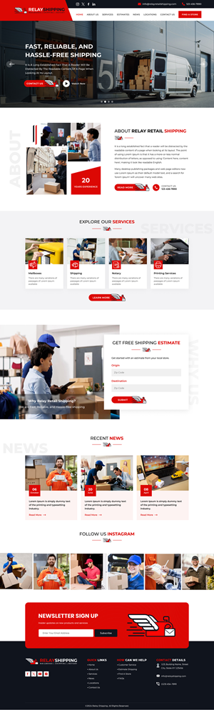 Squarespace Design by Sbss for this project | Design: #33155883