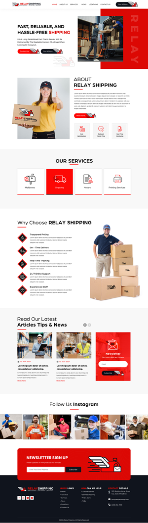 Squarespace Design by Sbss for this project | Design: #33155884