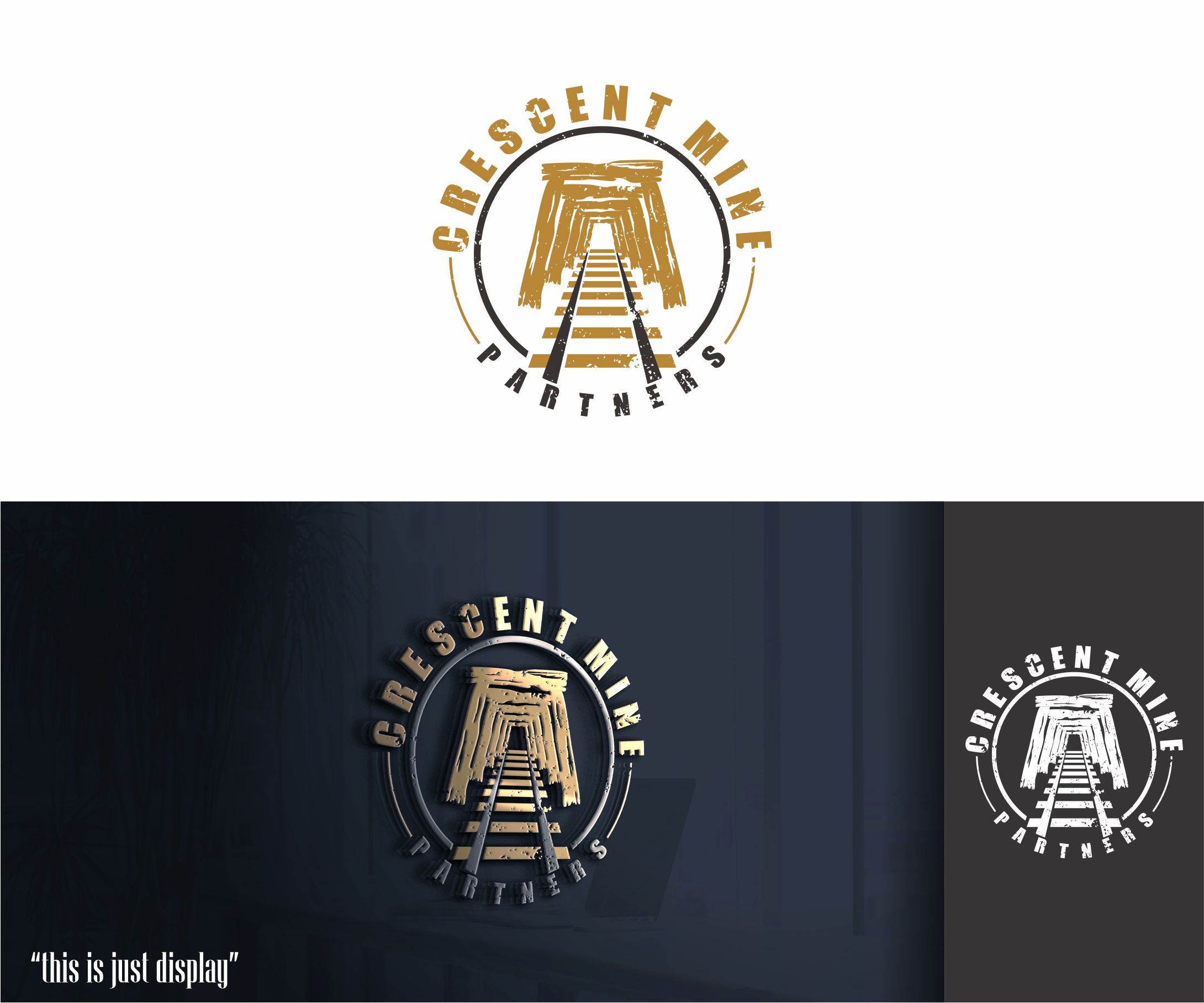 Logo Design by alkaline for Crescent Mine Parters | Design #33111860