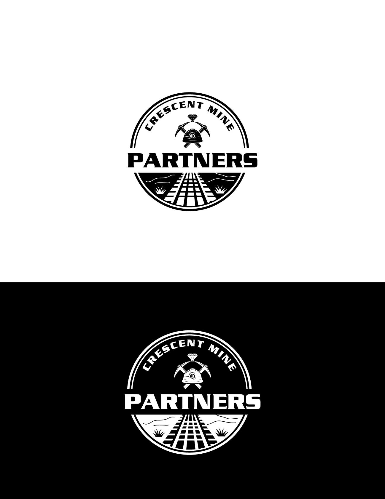 Logo Design by Ben Affleck for Crescent Mine Parters | Design #33112483
