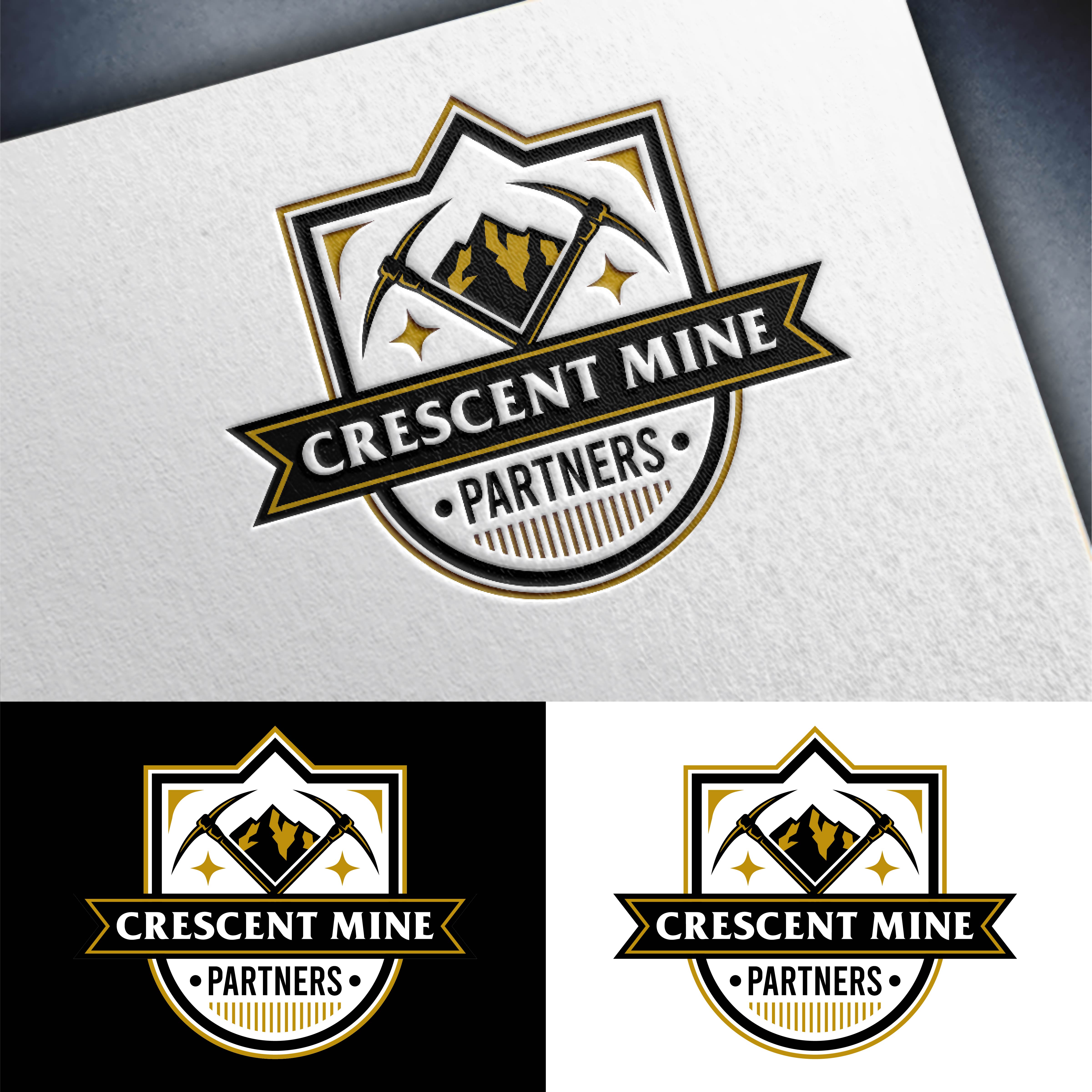 Logo Design by John Mark Arts for Crescent Mine Parters | Design #33115076