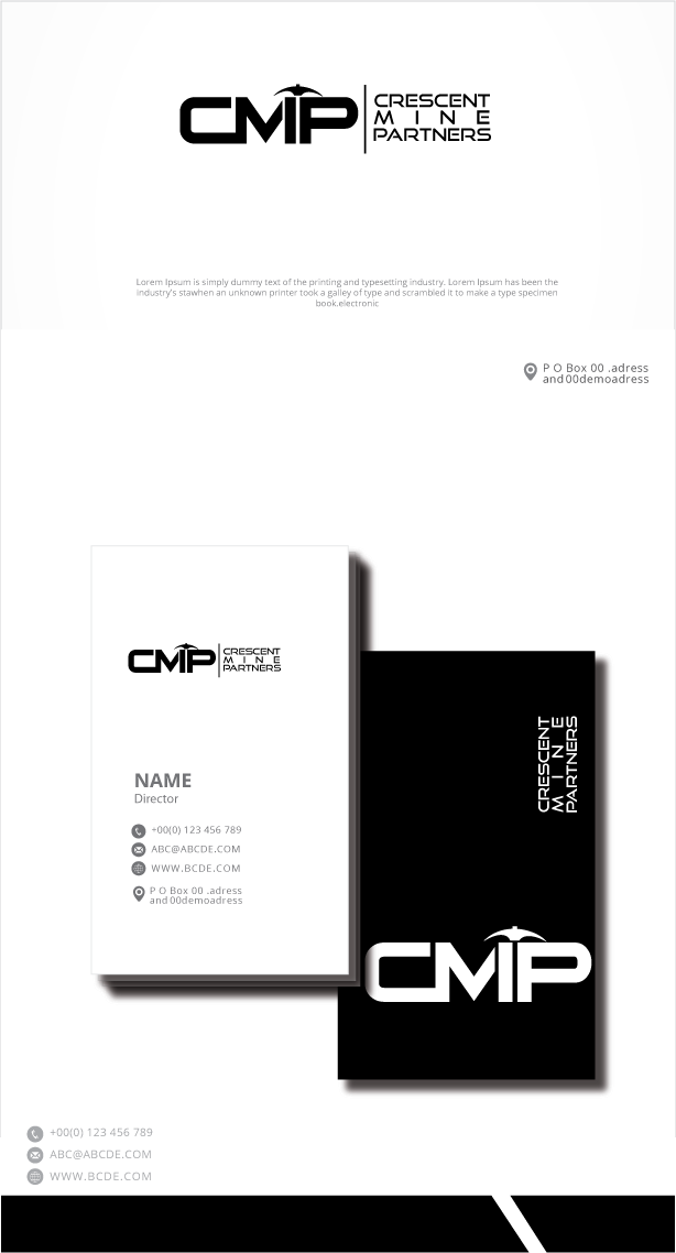 Logo Design by zebronicgraphic for Crescent Mine Parters | Design #33113980