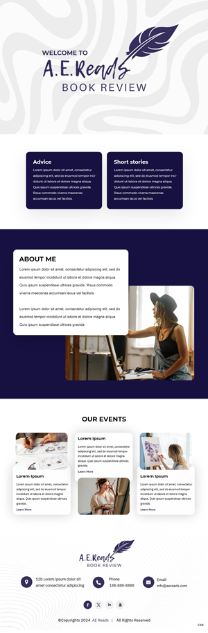 Newsletter Design by pb for this project | Design: #33117241