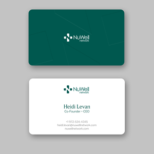 Business Card Design by Andrés Sebastián for NuWell Network  | Design: #33118033