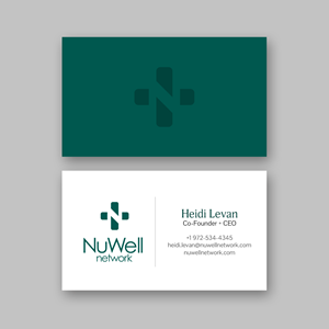 Business Card Design by Andrés Sebastián for NuWell Network  | Design: #33119123