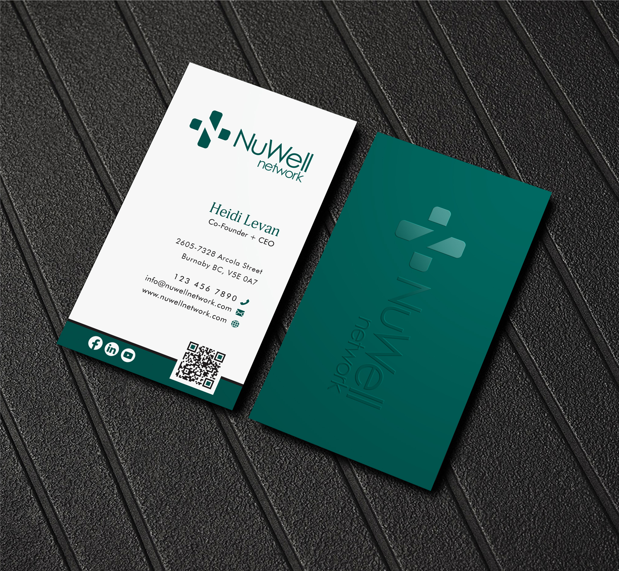 Visitenkarten-Design von Creative Moon Design für NuWell Network  | Design #33141733