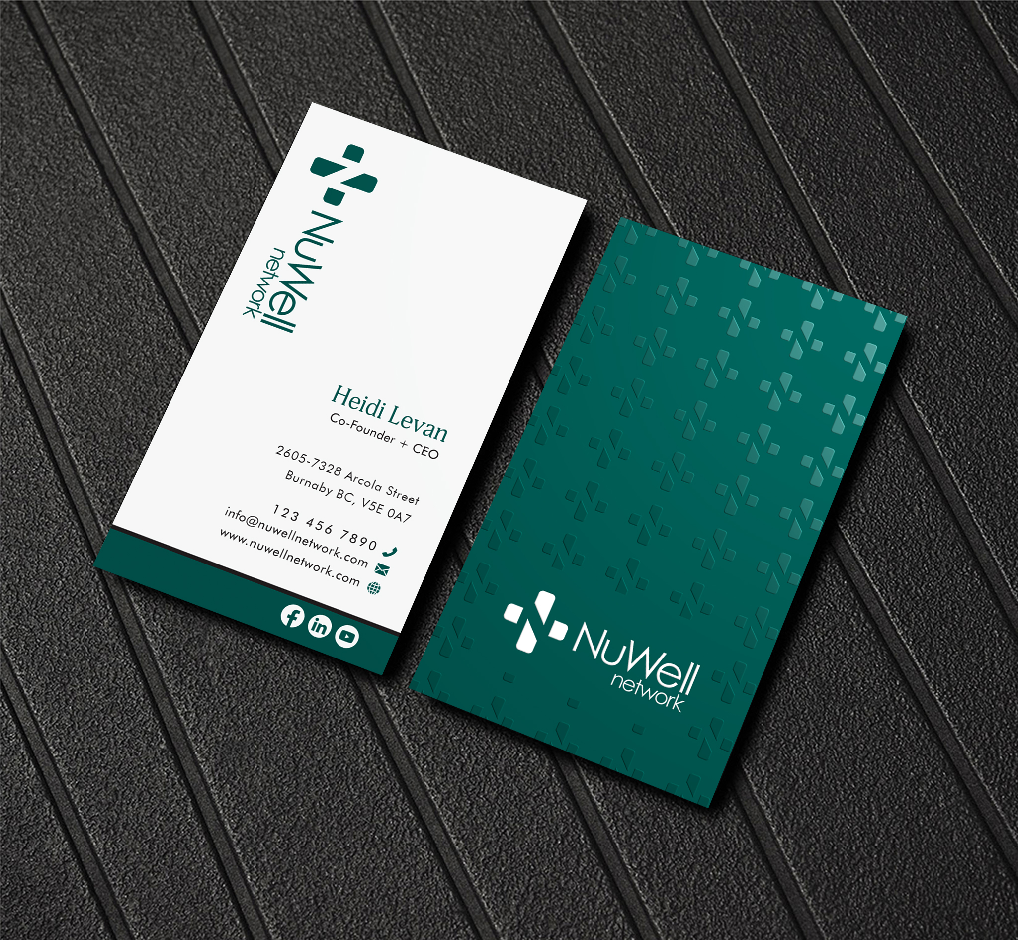 Visitenkarten-Design von Creative Moon Design für NuWell Network  | Design #33141735
