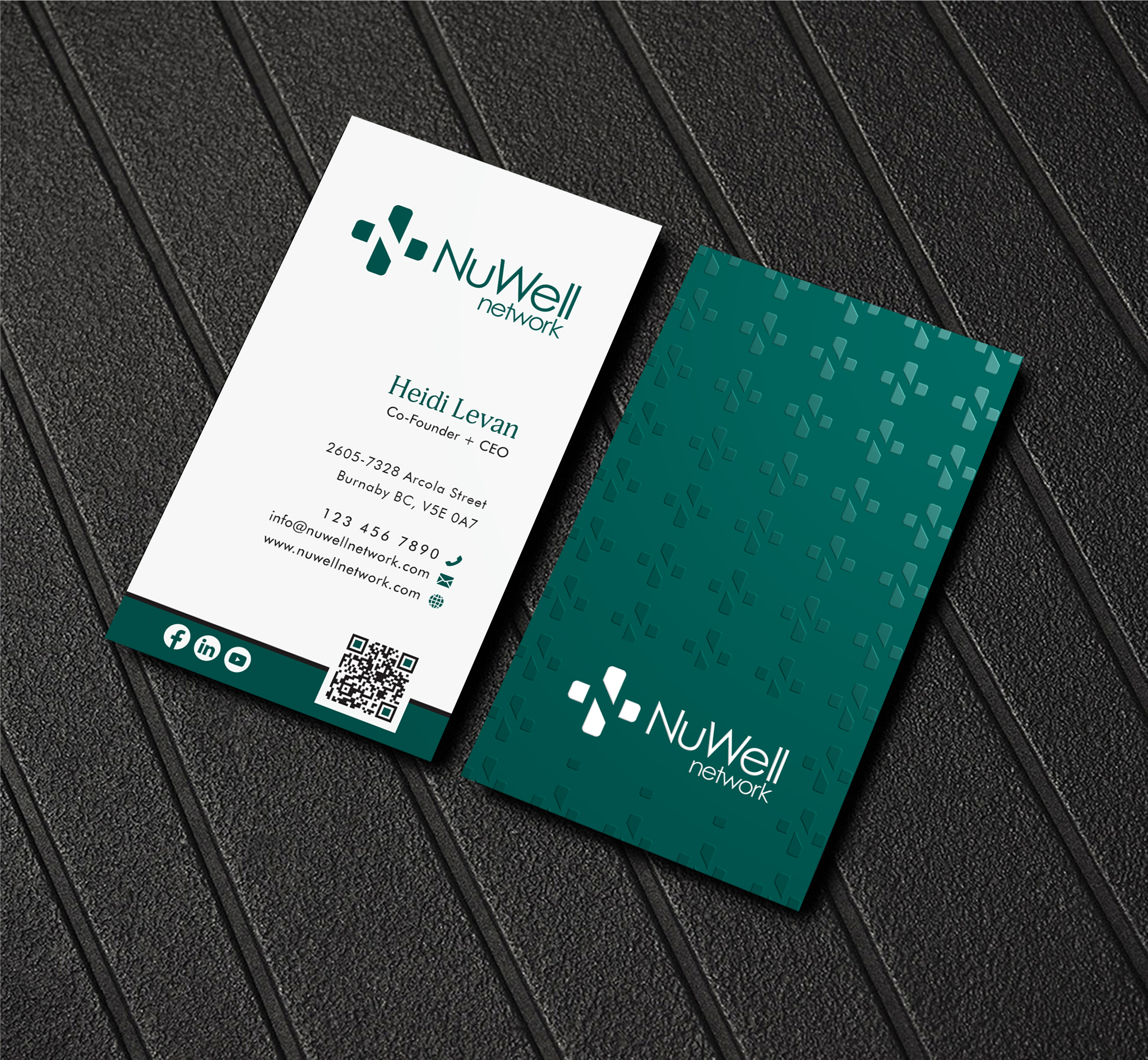Business Card Design by Creative Moon Design for NuWell Network  | Design #33141736