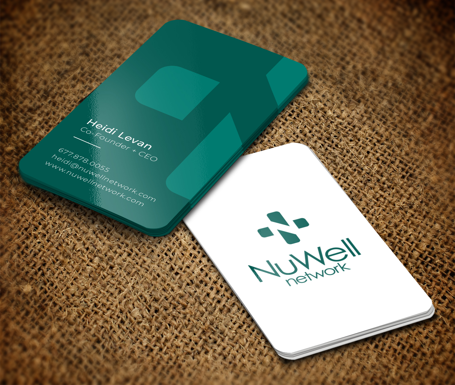 Business Card Design by pecas for NuWell Network  | Design #33118855
