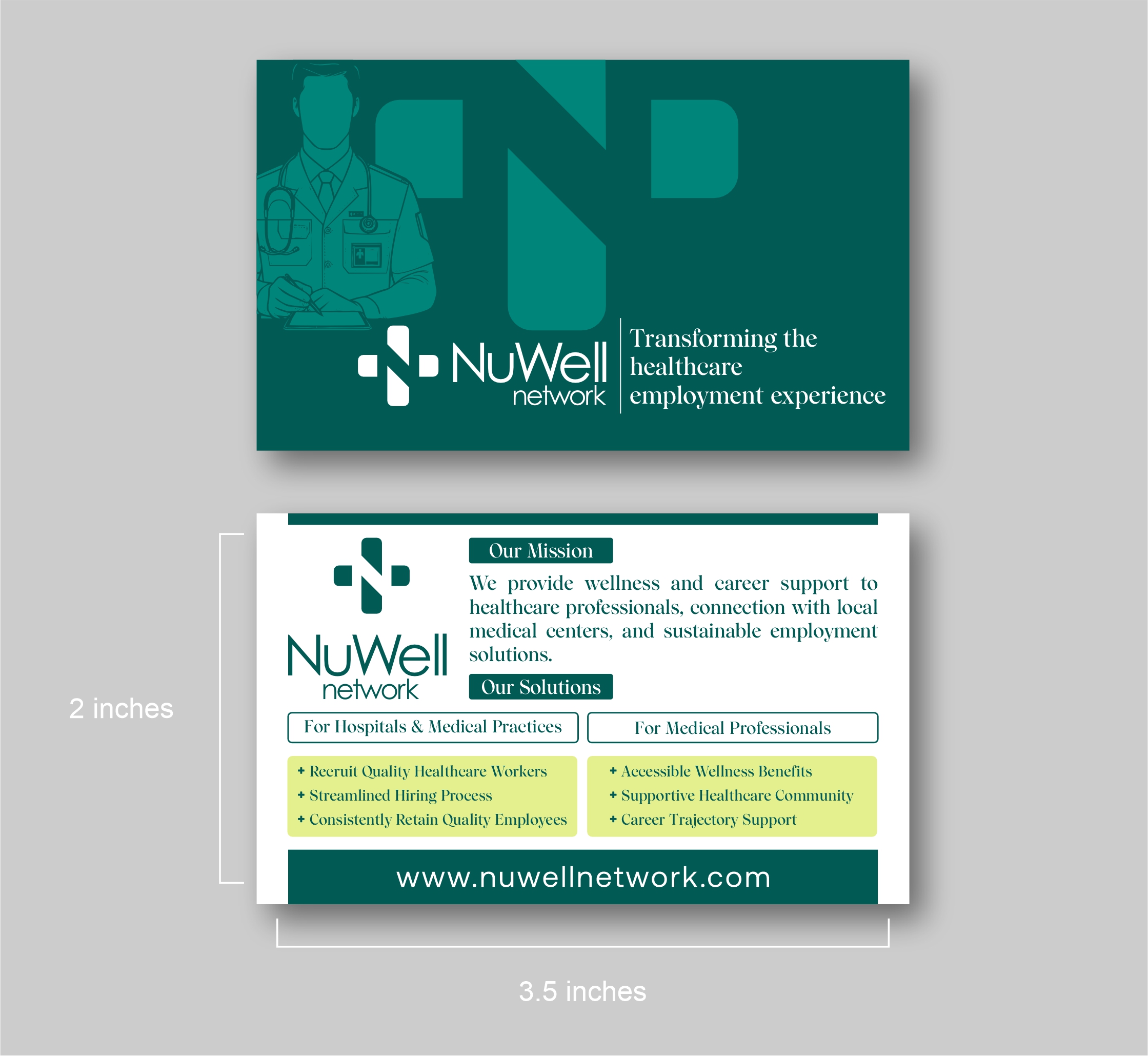 Business Card Design by erikdesign for NuWell Network  | Design #33124913